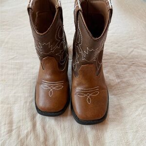 Wonder Nation Tan Kids Western Boots